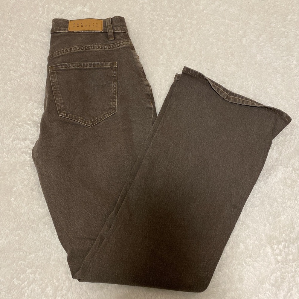 Size 25 brown PacSun boot cut pants